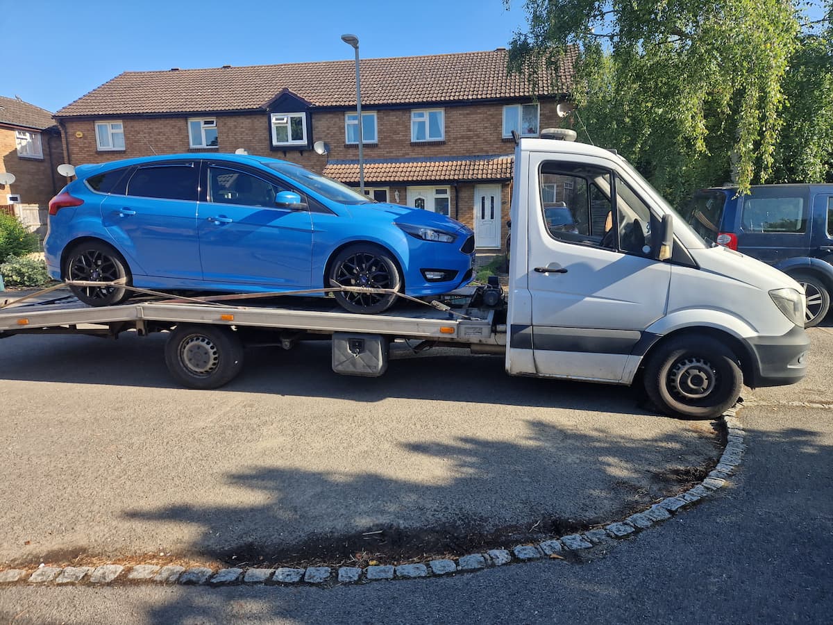 STA recovering a vehicle